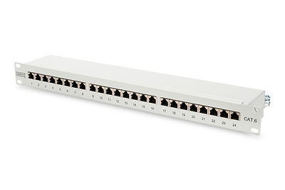 CAT6 ClassE Patchpanel / Patchfeld 24Port DIGITUS  Professional DN-91624S  NEU !