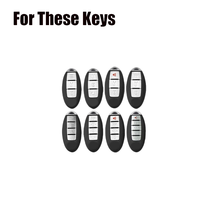 Zinc Alloy TPU Leather Car Key Case Cover For Infiniti QX50 QX56 QX70 QX70 FX35 Foto 2 de 4