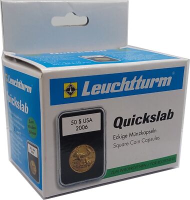 Coin Capsules QUICKSLAB 14-41mm, Pack of 5