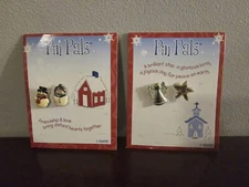 Pin Pals By Ganz Angel & Star And Snowman Pins! 