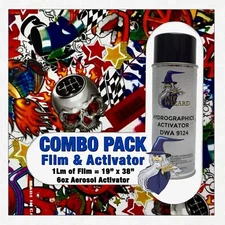 hydrographic film / activator Sticker Bomb #13 hydro dip dipping wizard