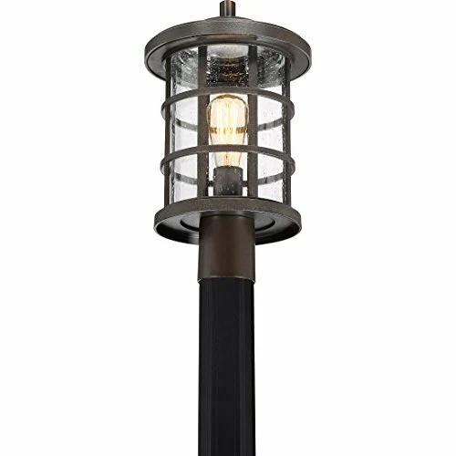 Quoizel One Light Outdoor Post Lantern CSE9010PN, Large, Palladian Bronze - Picture 4 of 9