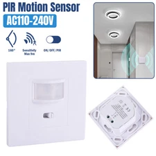 LOT 110V Automatic PIR Occupancy Motion Sensor Light Switch Auto On/Off Infrared