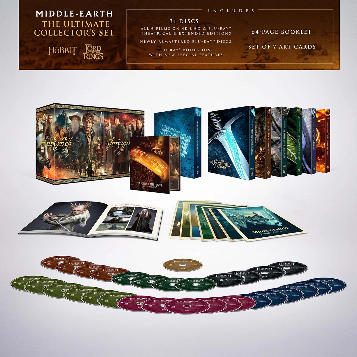 Middle-Earth 31-Disc Ultimate Collector's Edition (4K UHD/BD Review)