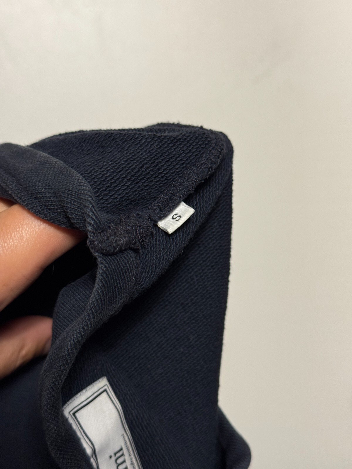 AMI Alexandre Mattiussi Coucou Paris raglan sleeve crew sweat for men's size S