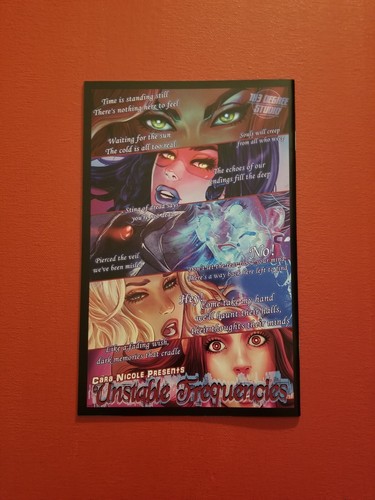UNSTABLE FREQUENCIES #1 - KICKSTARTER SIGNED VARIANT COVER COMIC BOOK - Bild 2 von 2