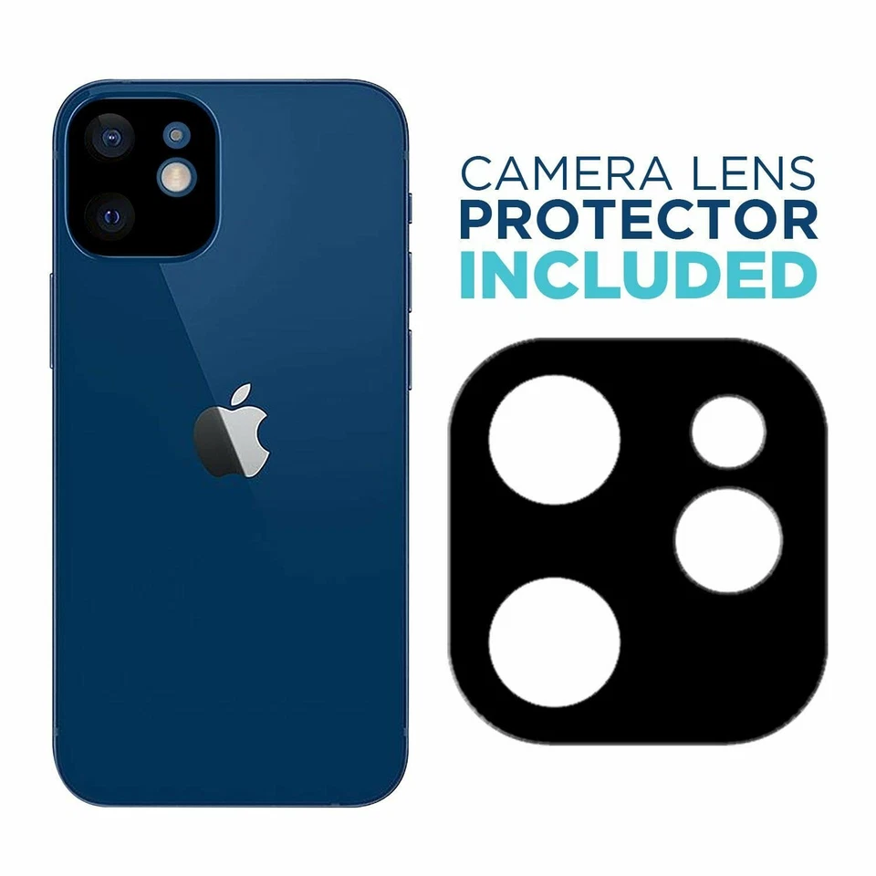 Tech Armor HD Clear Camera lens and Screen Protector for iPhone 12 mini (1-Pack) - Image 3 of 4