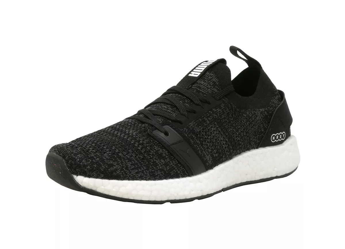 PUMA Neko Engineer Nrgy Black Knit Fashion Sneakers Adult Women Big Kids Shoes