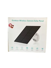 Outdoor Solar Panel for Wireless Cameras 5 V Output - 2 panels.