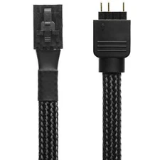 4-Pin RGB to 3-Pin 5V ARGB Adapter Cable for Corsair Lighting Controllers - 6"