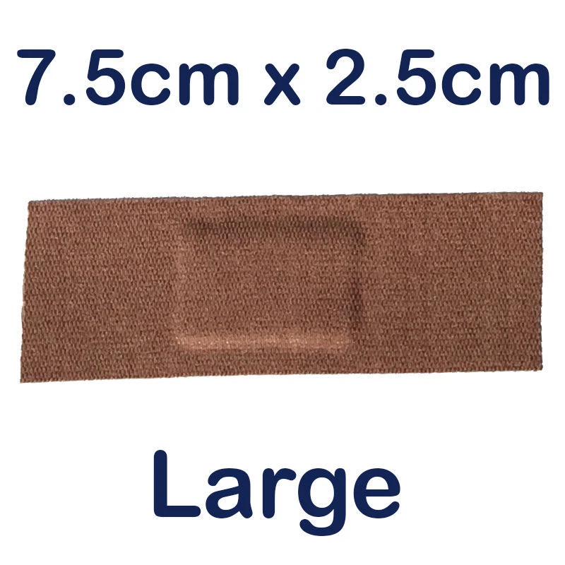 STEROPLAST STEROFLEX STRETCH FABRIC FIRST AID WOUND PLASTERS LARGE 7.5CM X 2.5CM