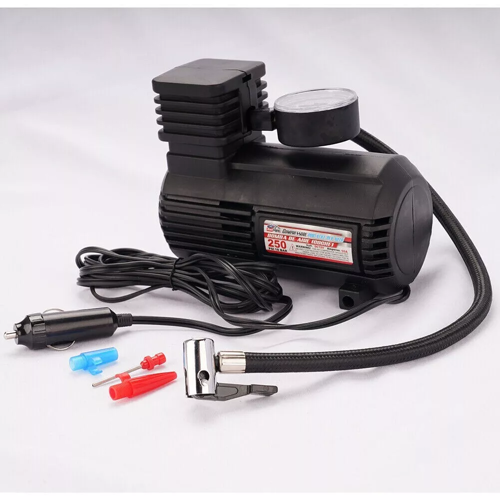 250psi 12v car pump tire inflator