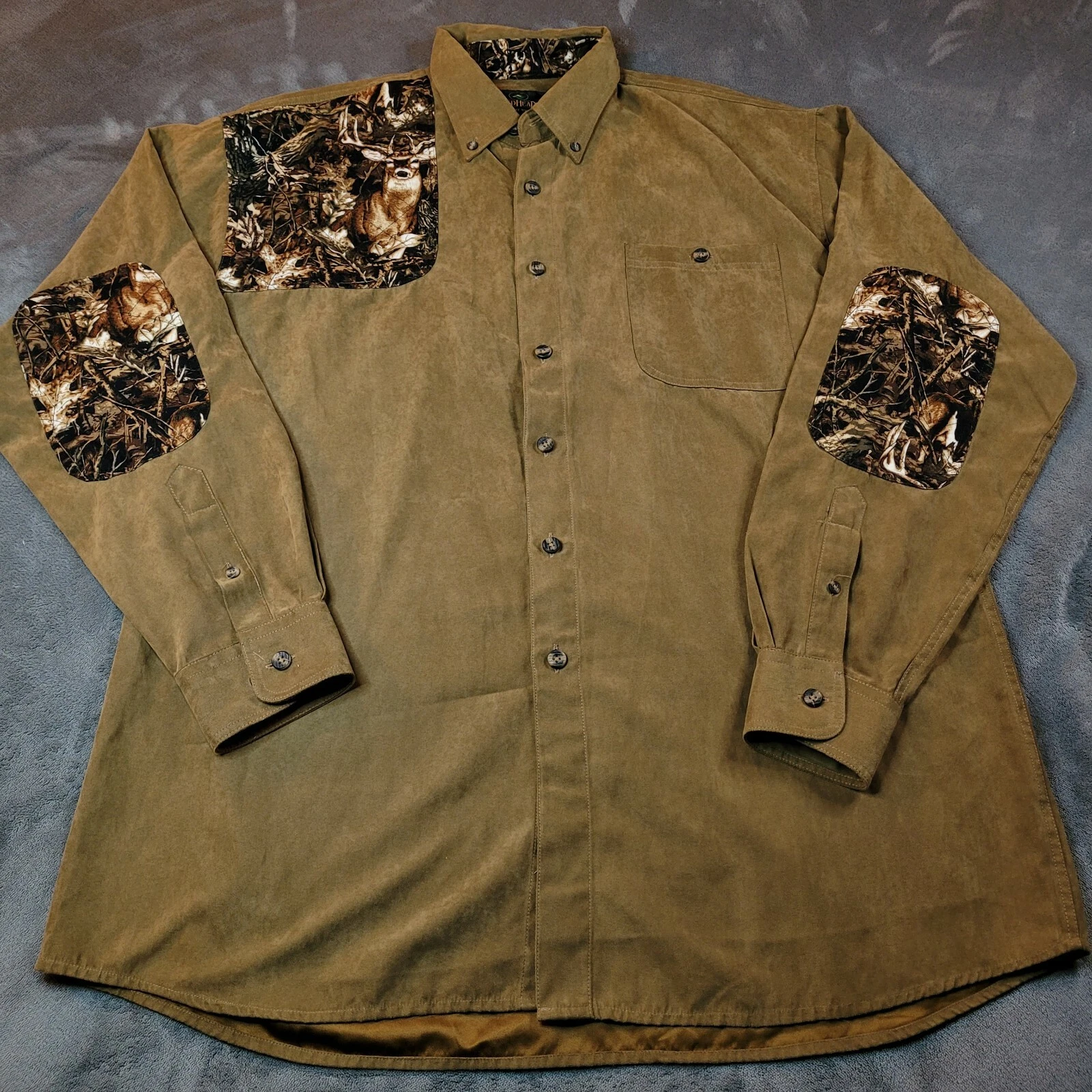 RedHead XL Outdoor Shooting Shirt Button Down Long Sleeve Deer Hunting Buck