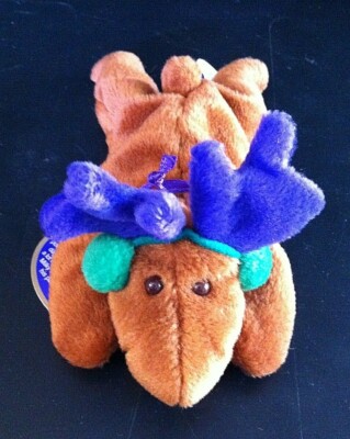 Vintage Jahr 2000 Cadbury's Milky Moose Beanie Plüschtier. Sammlerstück.