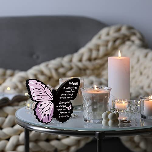 OakiWay Memorial Gifts – Star Angel Figurine Tealight Holder With LED Candle - View #6
