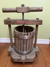 Smirnoff Wood Wine Corn Press Vintage