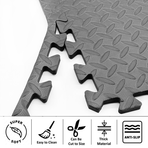 Tappetini ad Incastro in Schiuma,Morbidi EVA Puzzle Pavimento Piastrelle per Palestra Yoga e Sala Giochi Matt - Foto 3 di 18