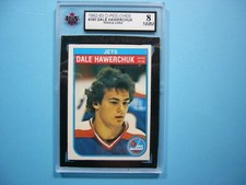 1982/83 O-PEE-CHEE NHL HOCKEY CARD 380 DALE HAWERCHUK ROOKIE RC KSA 8 NMMINT OPC
