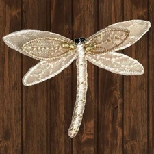 Dragonfly Embroidered Patch — Iron On
