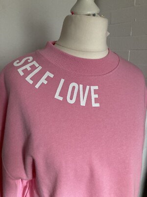 Pimkie Sweatshirt Gr S rosa Self Love   NP 17,99 