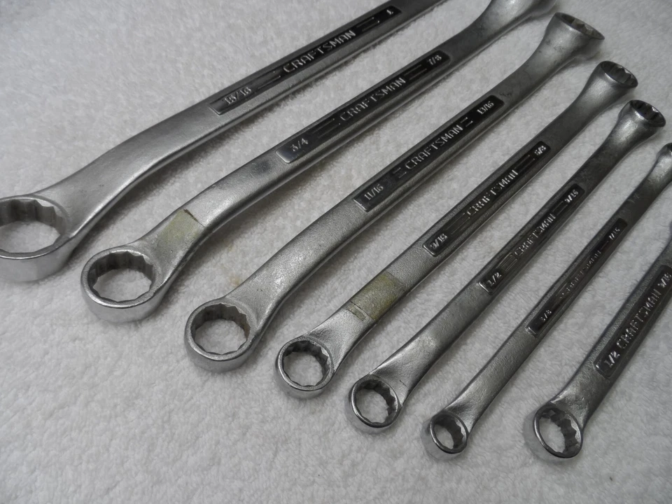 Juego de llaves de extremo de caja Craftsman SAE (bonus stubby), 12pt, EE. UU. (3/8" - 1") - 7 piezas Foto 3 de 4