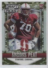 2015 Panini Prizm Collegiate Draft Picks Camo 12/199 Andrus Peat #152 0j3l