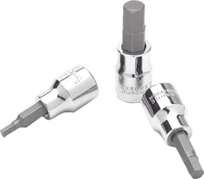 Performance Tool W38890 8 Pc 3/8" Met Hex Bit Set