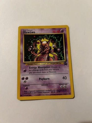 Pokémon TCG Mewtwo #14 Wizards of the Coast Black Star Promo Card