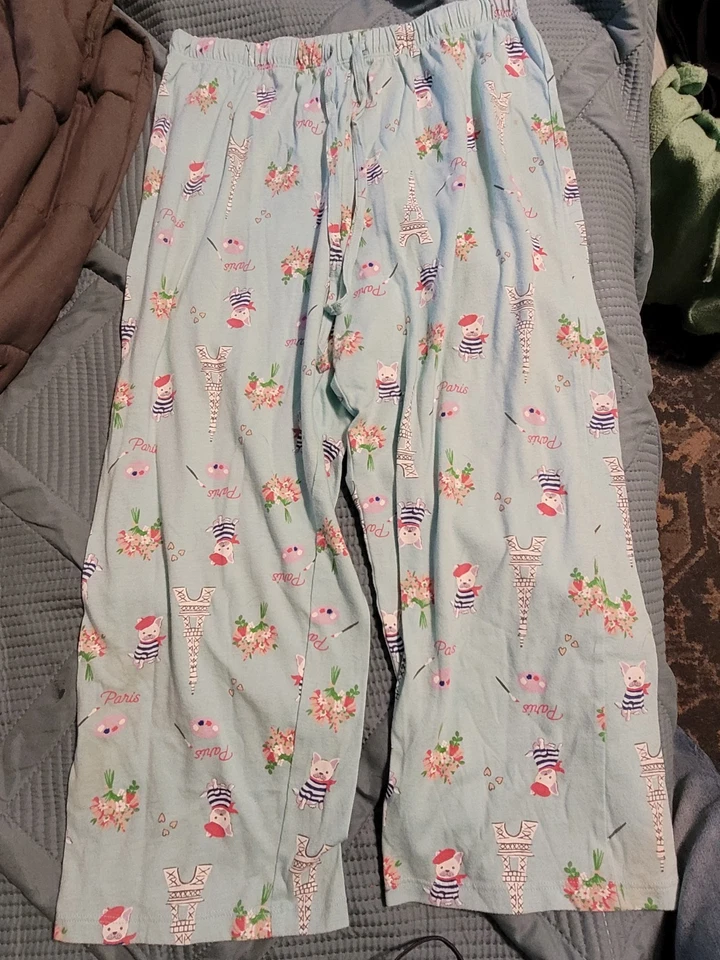 Пижама брюки лот из 4 Siz маленький несколько конструкций. Хорошее состояние товара. Б/у - Изображение 2 из 4