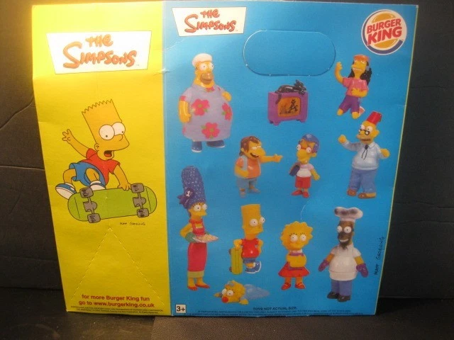 Burger King The Simpsons Fast Food Premiums for sale - eBay