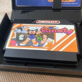 Recently reduced price including shipping Famicom Quinty box with manual Japan R