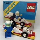 Vintage LEGO Legoland 6503 F1 Racing Shell Car w/ Instructions - 100% Complete!