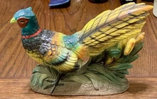  Vintage Artmark Japan Pheasant Bird Ceramic Figurine 8 1/2” Long