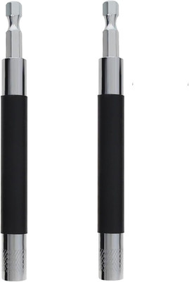2 Pack 120mm Magnetic Screw Drive Guide Bit Holder, 1/4   Hex Extension Set Tool