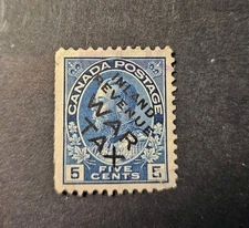 Canada #MR2Bi Used with small tear.