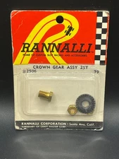 Rannalli 2506 Crown Gear Assembly 25 Tooth Vintage Slot Car