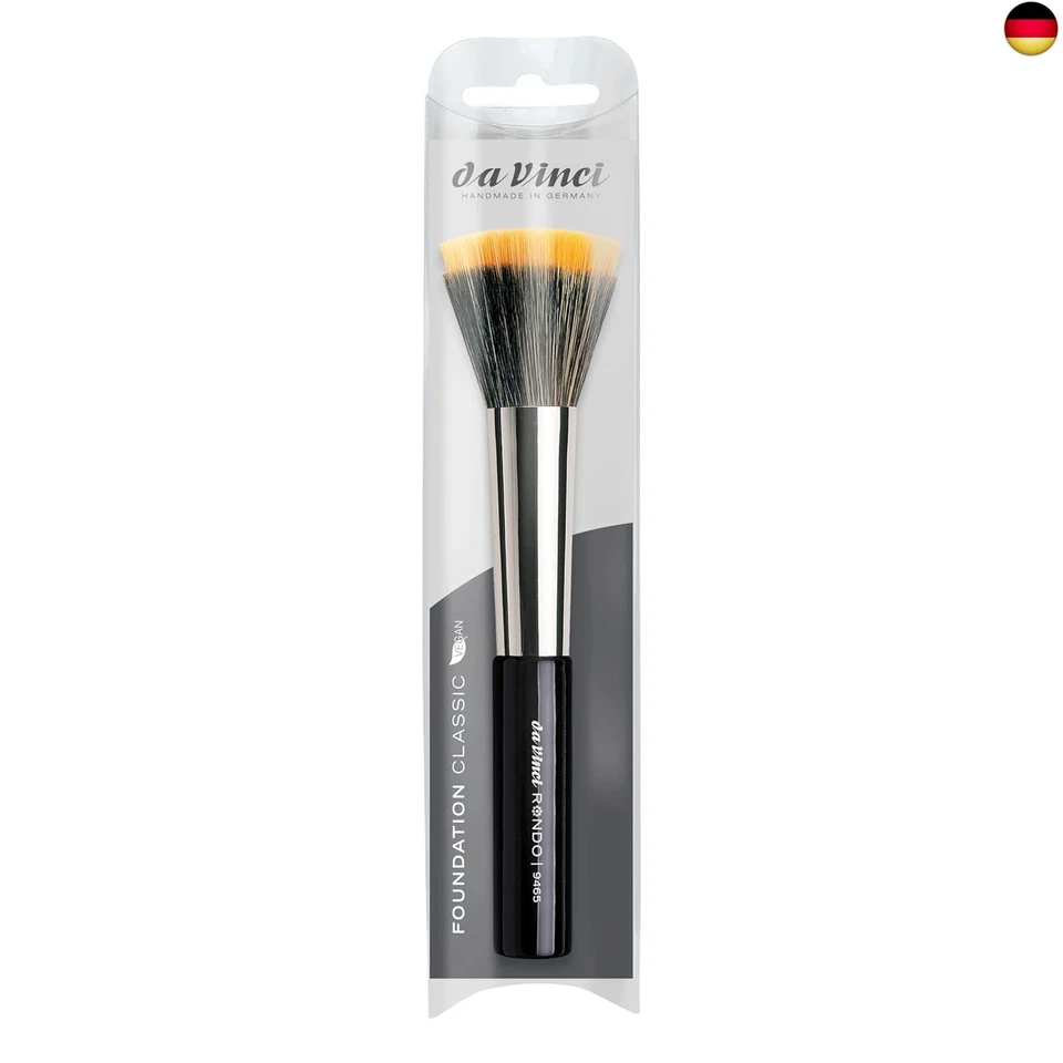 DA VINCI FOUNDATIONPINSEL - PUDERPINSEL - STIPPLINGPINSEL 2in1 , vegan , - Bild 4 von 4
