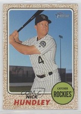 2017 Topps Heritage Gray Back /10 Nick Hundley #73 0b0