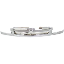 Grille For 98-2000 Toyota Sienna Chrome Plastic