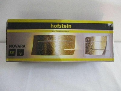 Hofstein Novara Wandleuchte E27 Gold 1 Flammig H166247
