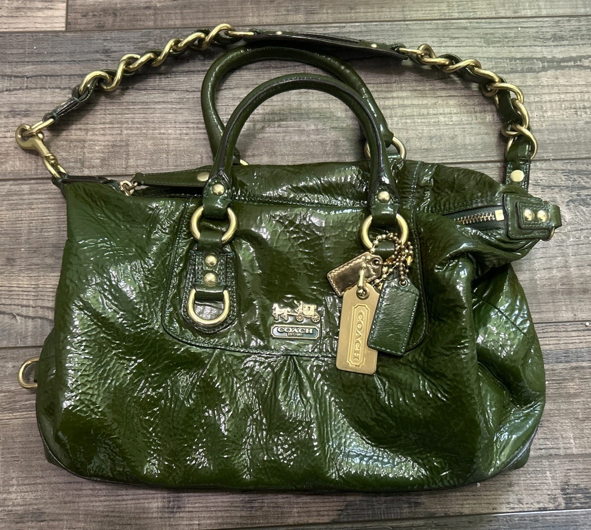 Coach Turn Lock Patent Bags & Handbags for Women for sale | eBay