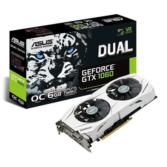ASUS NVIDIA GeForce GTX 1060 6 GB Memory Computer Graphics Cards
