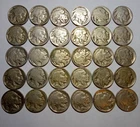 Lot Of 30 Buffalo Indian Head Nickels 20 Readable Dates Exact Coins