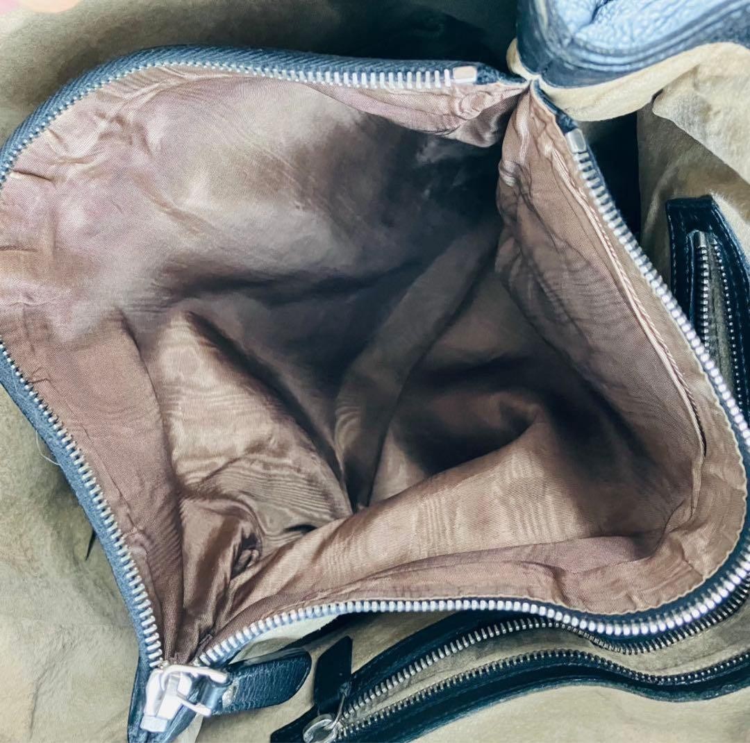 GUCCI Leather Tote Bag Cellarius Black Authentic Women's Fashion thumbnail 15