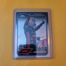 2024 Topps Chrome Formula 1 Pole Position Max Verstappen #154 Refractor
