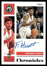 2021 Panini Chronicles Draft Picks Feron Hunt Chronicles Signatures