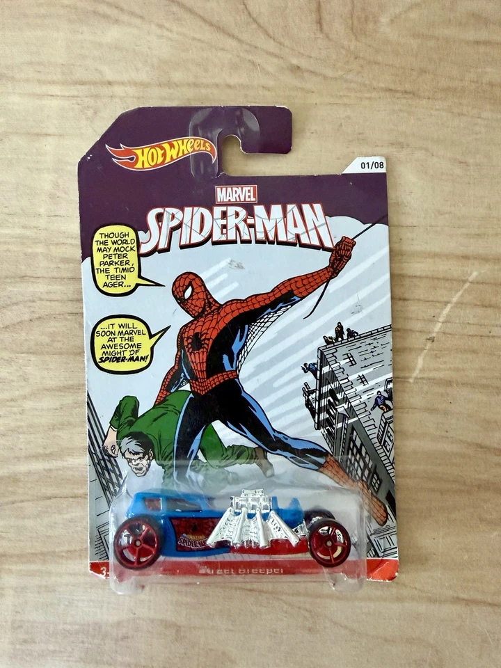 Lot Hot Wheels Marvel DC Comics Diecast Batman Superman Spider Man - Image 4 of 4