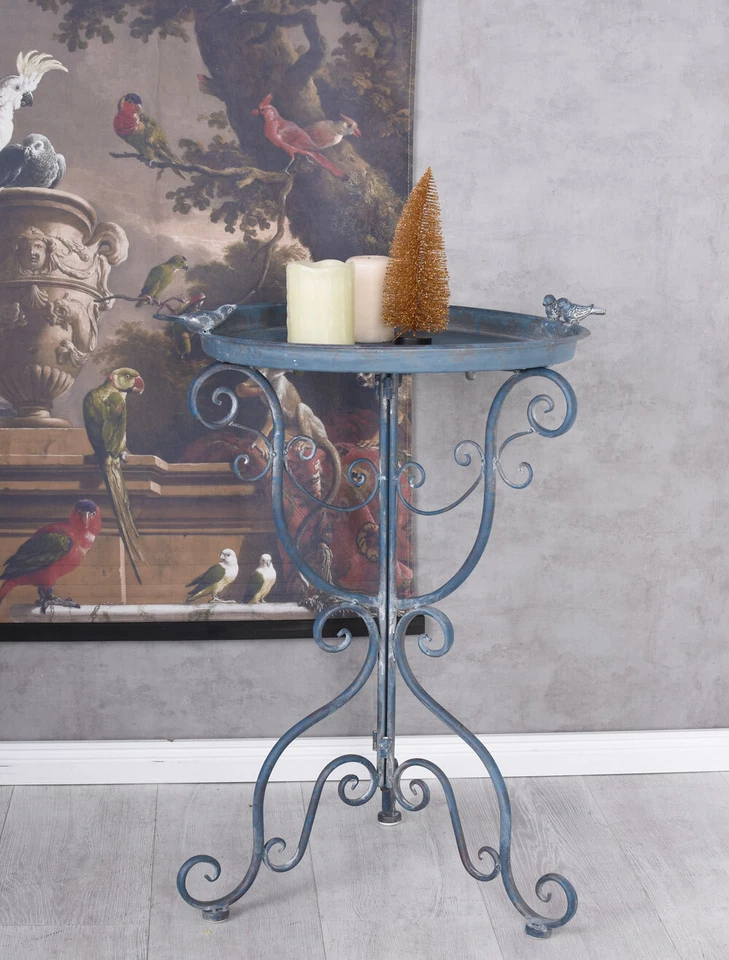 Beistelltisch Antik Vogeltränke Gartentisch Blumentisch Eisentisch Landhausstil - Bild 3 von 4