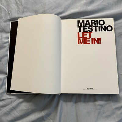 MARIO TESTINO LET ME IN! 写真集 LET ME IN!