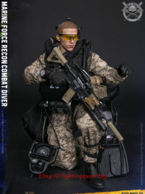 DAMTOYS 1/6 78056 Marine Force Recon Combat Diver Woodland MARPAT